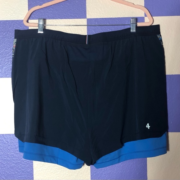 NWT FourLaps Command Shorts in Navy / Confetti Camo Blue - Size XXL - Picture 5 of 7